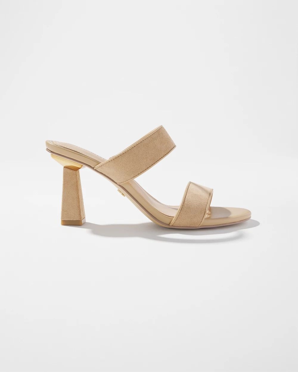 Double Strap Heeled Sandal White House Black Market